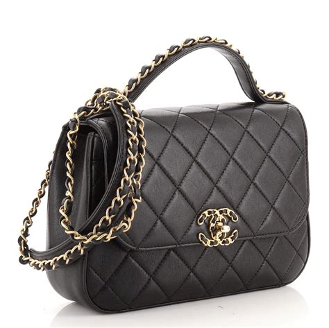 chanel small pouch with chain|chanel small bag with handle.